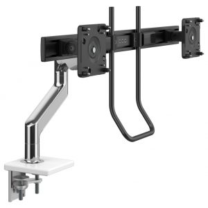 Humanscale Monitor Arm: M8.1 Upto 13 Kg (28.6 lbs) - Cross Bar with Two-Piece Clamp