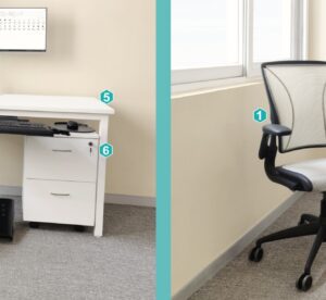 Ergonomic Study Space for Optimal Comfort