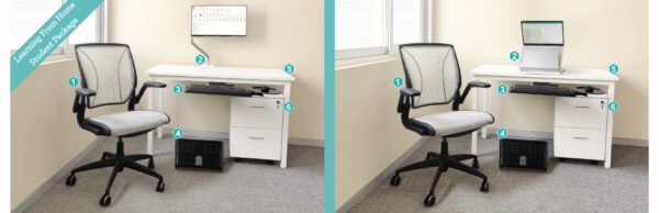 Ergonomic Study Space for Optimal Comfort