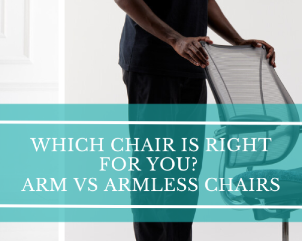 Why Armless Desk Chairs Can Be Problematic? Arm vs Armless Chair Debate